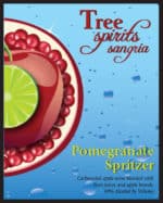 Pomegranate Spritzer Sparkling Sangria label.